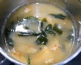 簡単！野菜天とじゃがいものお味噌汁作り方3写真