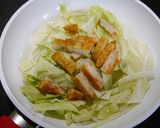 簡単！野菜天とキャベツの白だし煮作り方3写真