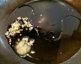 島らっきょうの葉とえのきのバタポン酢炒め作り方5写真