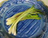 島らっきょうの葉とえのきのバタポン酢炒め作り方14写真