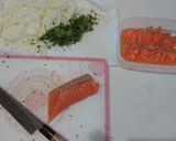 簡単レモン酢でサーモンマリネ!作り方5写真