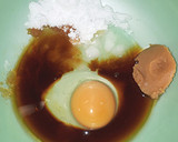 鶏ひき肉の松風焼き風作り方1写真