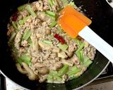 サバ缶とキノコのパスタ作り方5写真