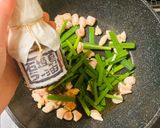 免疫アップ★ニラと鶏のピリ辛肉味噌ごはん作り方3写真