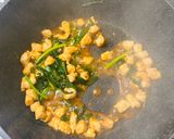 免疫アップ★ニラと鶏のピリ辛肉味噌ごはん作り方5写真