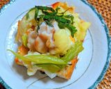 白子の豆乳味噌グラタン と ブルスケッタ作り方18写真