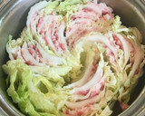 酒粕仕立て・白菜と豚バラ肉のミルフィーユ作り方5写真