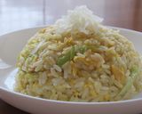 梅昆布茶で！簡単卵チャーハン作り方4写真