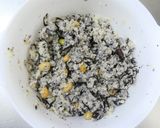 作り置き☆サラダ豆入りゆかりひじきおから作り方7写真