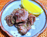 砂肝のにんにくレモン炒め作り方9写真