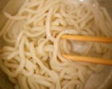 ほうれん草と長いもの冷やしうどん作り方1写真