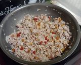 野菜の醤油漬けでミートオムレツ作り方4写真
