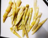 姫たけのこと鶏肉の煮物作り方1写真