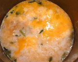 簡単5分！鶏肉とほうれん草の玉子雑炊！作り方3写真