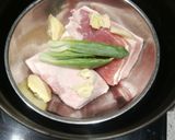ストウブ鍋で蒸し豚作り方2写真