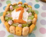 超簡単‼︎１歳のお誕生日ケーキ作り方9写真
