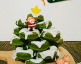 焼きドーナツで作る⭐ミニXmasツリー作り方5写真