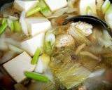 白菜と鶏団子のお鍋作り方6写真