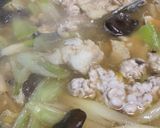 鱈の親子鍋(醤油味)作り方6写真