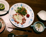お父さんが作った✨ウインナーの花の卵焼き作り方3写真
