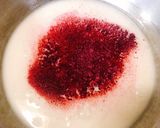 簡単！杏仁豆腐風味の桃色プリン作り方5写真