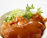 簡単メーン【チーズトマトソースとんかつ】作り方4写真