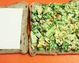 チーズたっぷりブロッコリーホットサンド作り方2写真