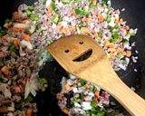簡単！ひき肉のボリューミーオムレツ作り方2写真