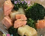 サーモンとブロッコリーの彩りサラダ作り方6写真