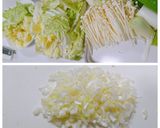 手羽なかと白菜のゴマ・ゴマ油鍋作り方1写真