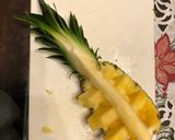 おもてなしに！パイナップルのおしゃれ切り作り方8写真