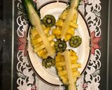 おもてなしに！パイナップルのおしゃれ切り作り方9写真