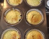 マフィン型で！小さな抹茶のチーズケーキ作り方8写真