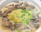 白菜と牡蠣のクリーム煮作り方6写真