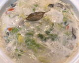 白菜と牡蠣のクリーム煮作り方8写真