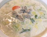 白菜と牡蠣のクリーム煮作り方9写真