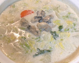 白菜と牡蠣のクリーム煮作り方9写真