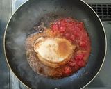 〈適量レシピ〉豚ローストマトチーズ焼き◎作り方2写真