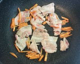 白ネギと豚肉の酒粕＆赤味噌炒め作り方5写真