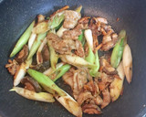 白ネギと豚肉の酒粕＆赤味噌炒め作り方7写真