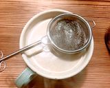 ✩レンジで簡単　ほうじ茶豆乳ラテ✩作り方5写真