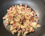 あの！あらびきミートローフで簡単炒飯☆作り方2写真