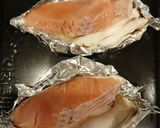焼くだけ!玉ねぎたっぷり鮭のみそまよ焼き作り方1写真