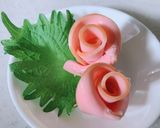 お弁当を可愛く★巻くだけハムのお花作り方4写真