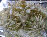 エノキ茸とキャベツのホイル焼き作り方2写真