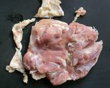 鶏肉は焼いてから☆親子丼作り方4写真