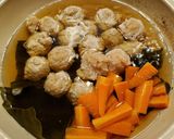 あごだし鶏団子のお鍋作り方3写真