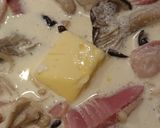 キノコのクリームパスタ☆クリスマスにも作り方3写真