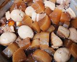 調味料２つ☆シンプル☆美味しい☆豚の角煮作り方8写真