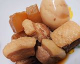 調味料２つ☆シンプル☆美味しい☆豚の角煮作り方10写真